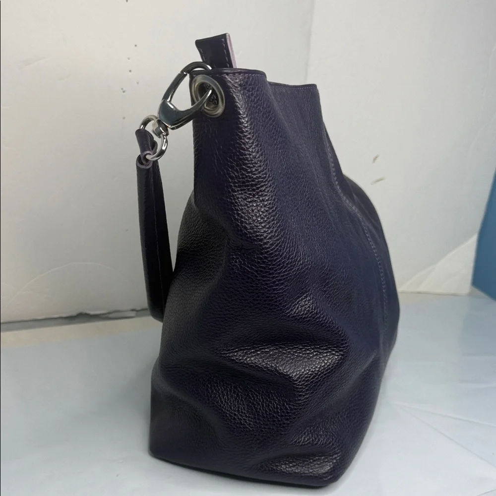 Alex & Co Deep Purple Leather Hobo Bag